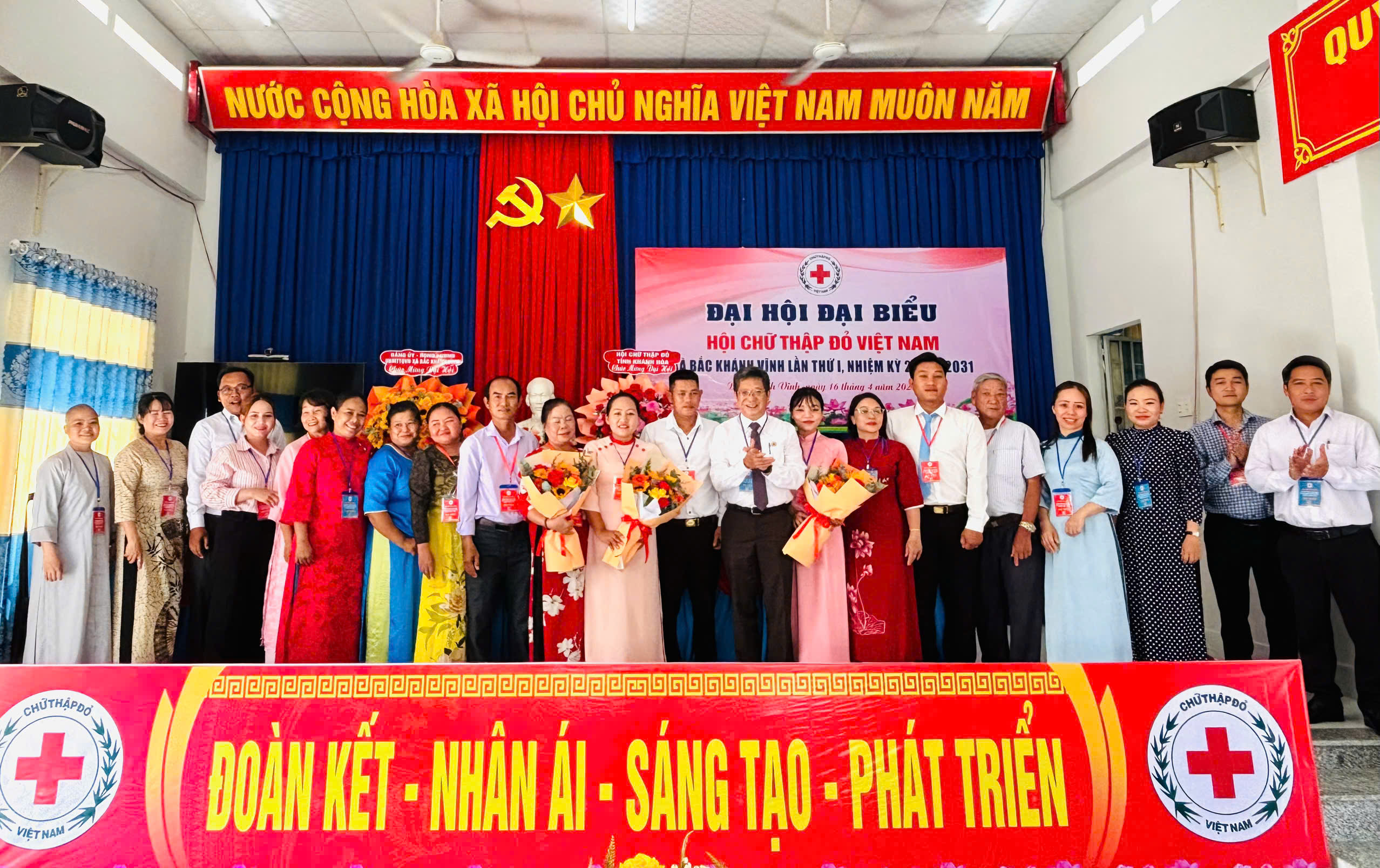 CHUNG TAY XÂY DỰNG PHONG TRÀO CHỮ THẬP ĐỎ VỮNG MẠNH Ở BẮC KHÁNH VĨNH.